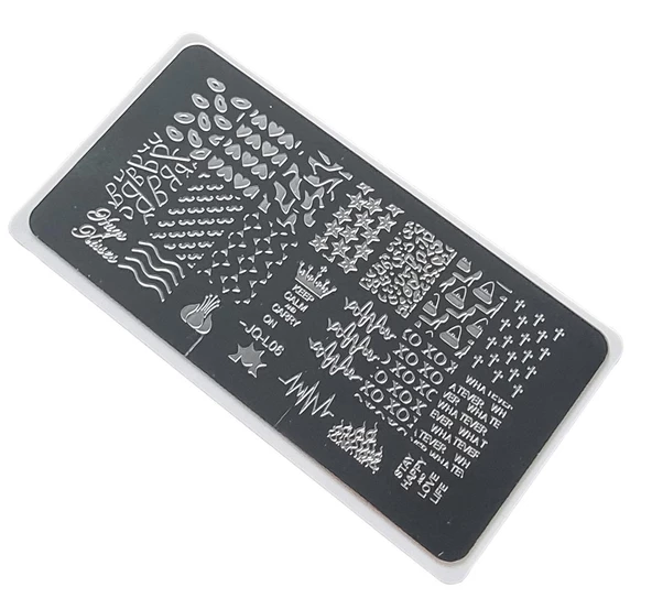 Nail Art Stamping Baskı Plakası ürün görseli