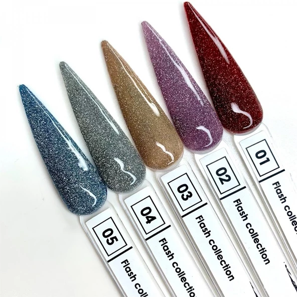 Nail Republic Işığı Yansıtan Flash Kalıcı Oje 10ml 01 - Resim 2