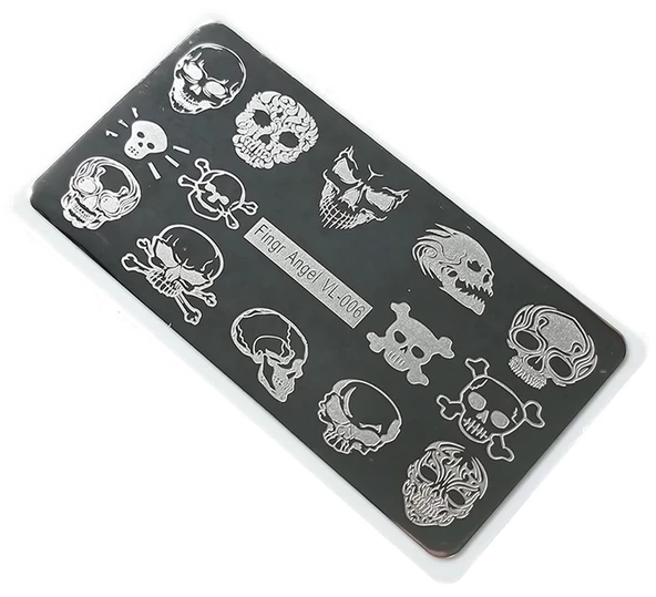 Nail Art Stamping Baskı Plakası VL06 ürün görseli