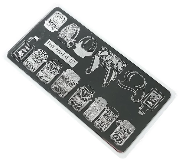Nail Art Stamping Baskı Plakası VL07