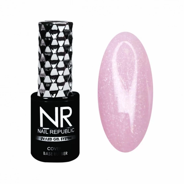Nail Republic Cover Base Simli 10ml 13 ürün görseli