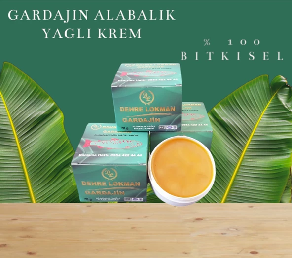 Alabalık Yağlı Masaj Kremi Gardajin Lüx Krem 70g ( 4 ADET )