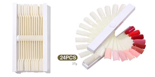 24 Tipsli Döner Kalıcı Oje Renk Kartelası ürün görseli