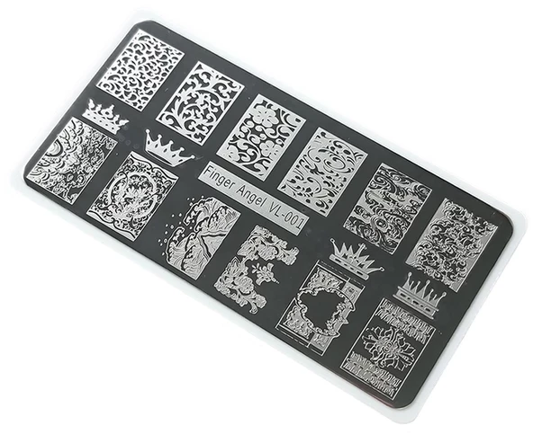 Nail Art Stamping Baskı Plakası VL01