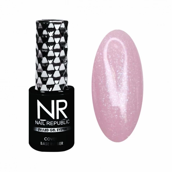 Nail Republic Cover Base Simli 10ml 14 ürün görseli