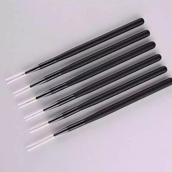 Nail Art Liner Fırça Seti 6'lı - Resim 5
