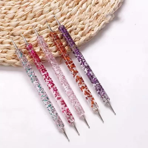 Nail Art Akrilik Jel Tırnak Fırça Seti 20li - Resim 2