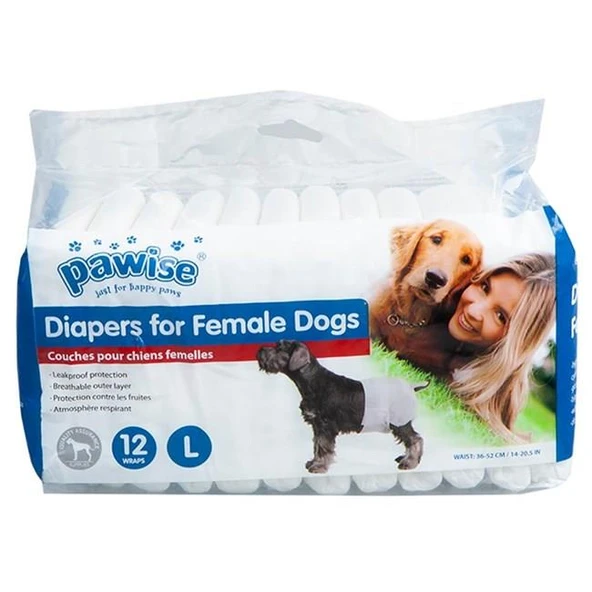 Pawise Dişi Köpek Alt Bağlama Bezi 15-19 kg L ürün görseli