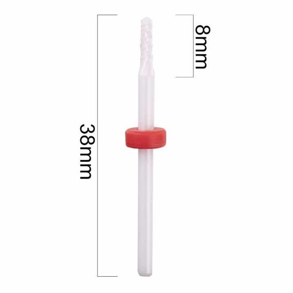 Seramik Freze Uç Törpü Makinesi Ucu Round Red - 2