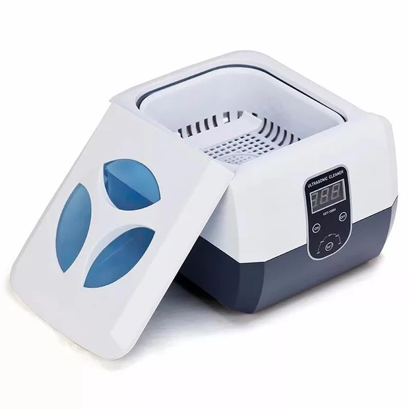 Ultrasonik Temizleyici Beyaz 1300ml Ultrasonic Cleaner 40Hz GT SONIC