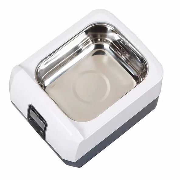 Ultrasonik Temizleyici Beyaz 1300ml Ultrasonic Cleaner 40Hz GT SONIC - 5