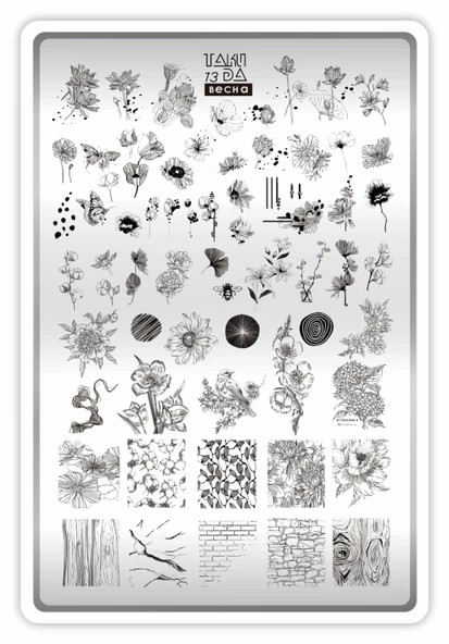 Takida Stamping Baskı Plakası XL Bahar 13