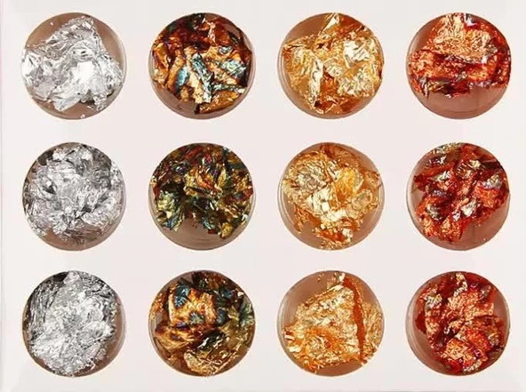 Tırnak Süsleme Kırık Folyo Parçaları 12'li set Potal Nail Art ürün görseli