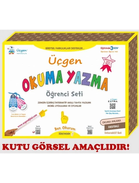 Üçgen 1.Sınıf Okuma Yazma Seti 2025