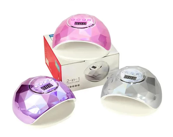 Manikür Tırnak Kurutucu UV Led Lamba Pembe Smart 86W - 4