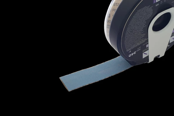 Staleks Metal Taban Giydirmeli PapMam Rulo Zımpara 240 Grit - Resim 2