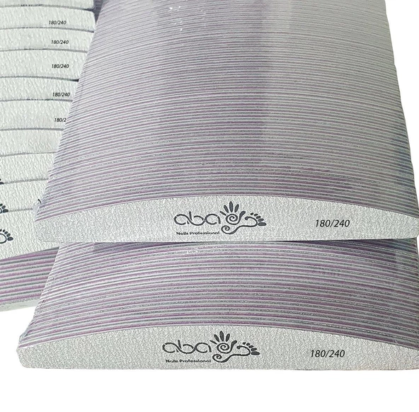 ABA Profesyonel Kağıt Tırnak Törpüsü 50 Adet Set 240 Grit ürün görseli