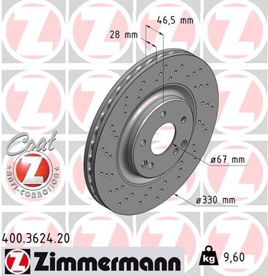 FREN DISKI ON MERCEDES AMG W203 CL203 S203 C209 A209 R171