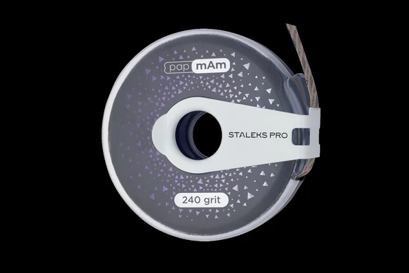 Staleks Metal Taban Giydirmeli PapMam Rulo Zımpara 240 Grit ürün görseli
