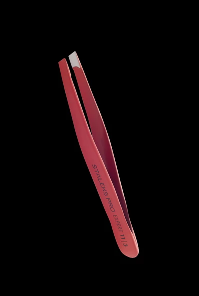 Staleks Expert Profesyonel Kaş Cımbızı 5mm Red - Resim 2