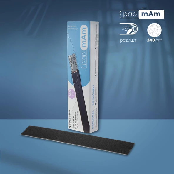 Staleks Manikür Pap-Mam Giydirmeli Yedek Zımpara 240 Grit 50li - 2