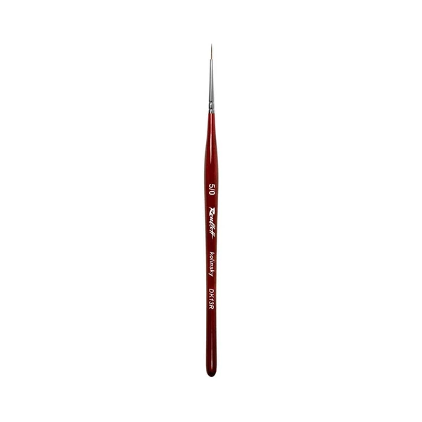 Roubloff DK13R Kolinsky Doğal Kıl Fırça No:5-0 7mm - 2