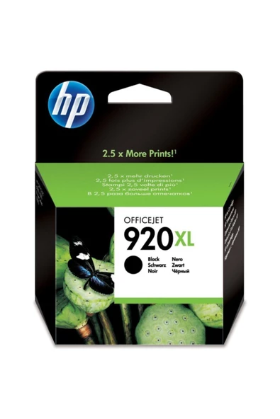 Hp 920xl Black Siyah Yüksek Kapasiteli Kartuş Cd975ae