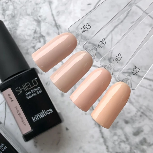 Kinetics Shield Gel Polish Kalıcı Oje Loading Beige... 421 15ml - Resim 5