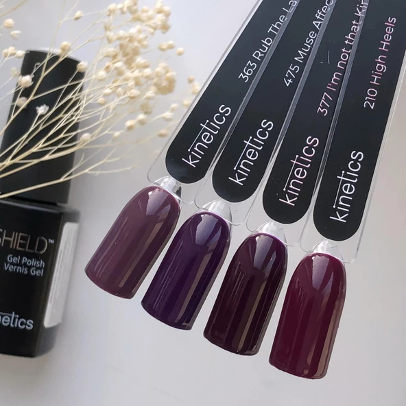 Kinetics Shield Gel Polish Kalıcı Oje Mulberry 210 15ml - 5