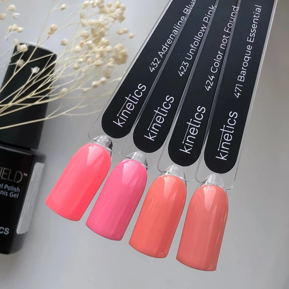 Kinetics Shield Gel Polish Kalıcı Oje Adrenaline Blush 432 15ml - Resim 5