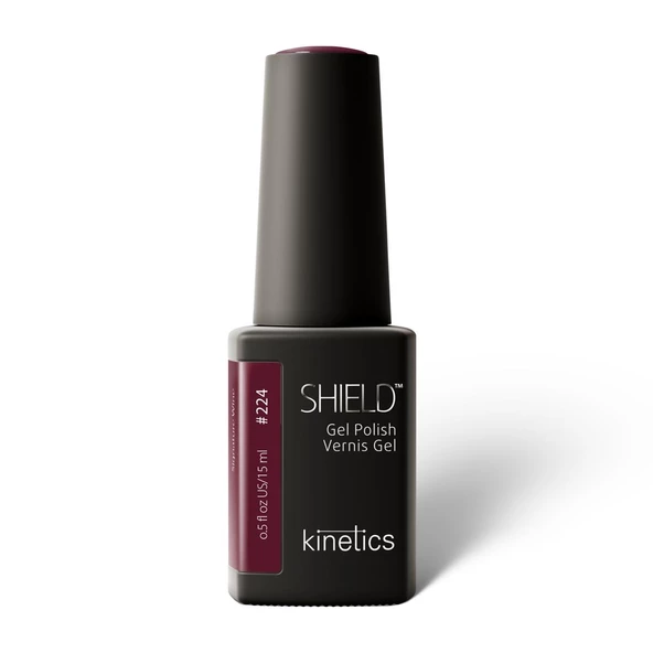 Kinetics Shield Gel Polish Kalıcı Oje Signature Wine 224 15ml ürün görseli