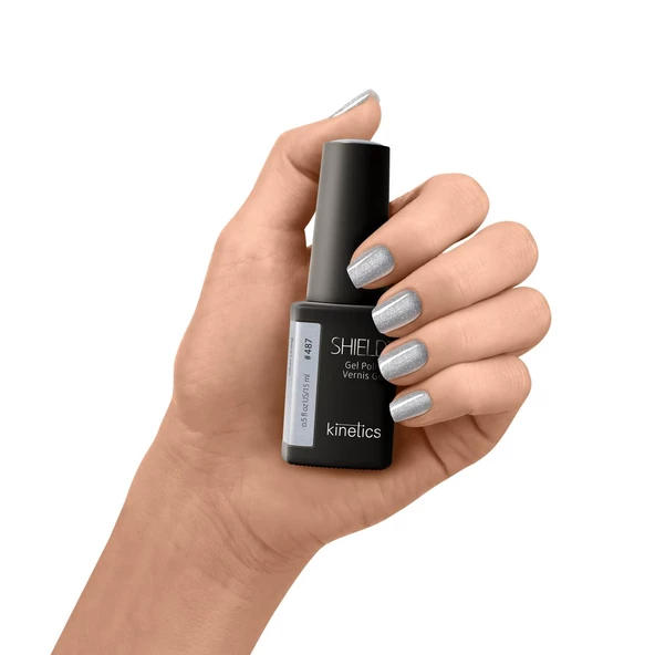 Kinetics Shield Gel Polish Kalıcı Oje Silver Lining 487 15ml - 2