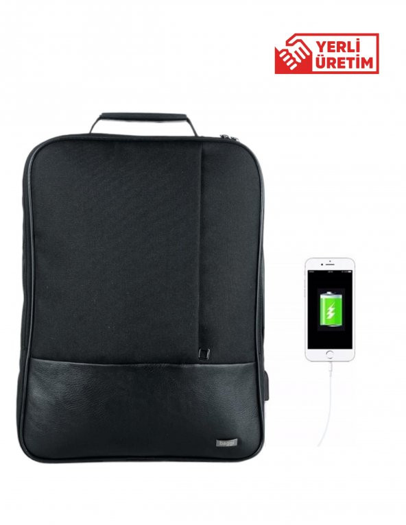 Usb Şarj Girişli Sırt Çantası 15.6" İnç 8683255000197