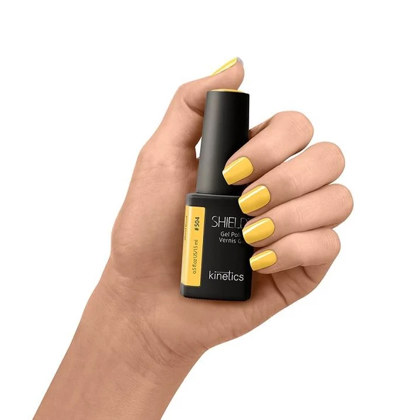 Kinetics Shield Gel Polish Kalıcı Oje Blond Bond 504 15ml - Resim 2