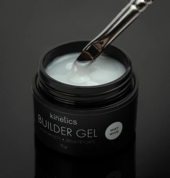 Kinetics Builder Gel High Density Protez Tırnak Jeli UV Gel Milky White (Süt Beyazı) 15gr - 2