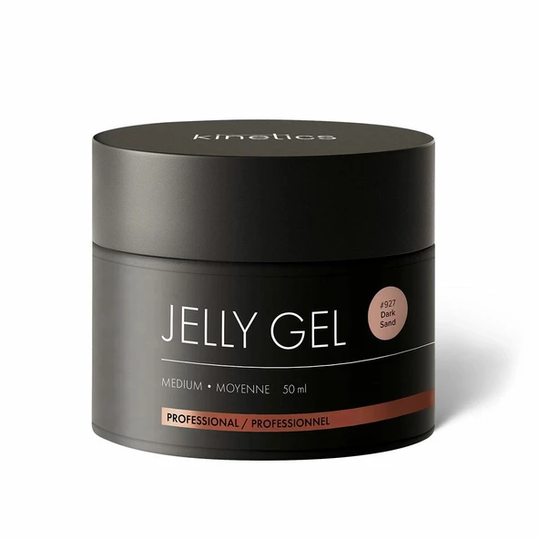 Kinetics Jelly Gel Protez Tırnak Jeli UV Gel 927 Dark Sand (Koyu Kum Beji) 50ml