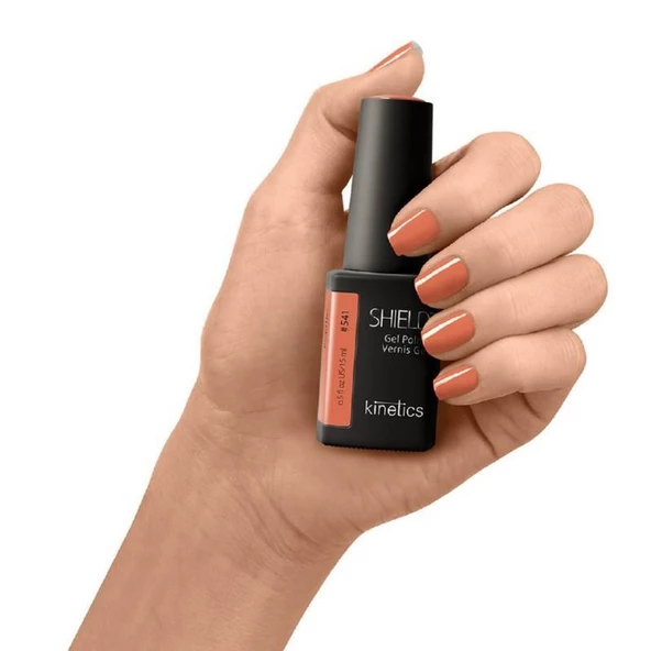 Kinetics Shield Gel Polish Kalıcı Oje Ginger Hint 541 15ml - Resim 2