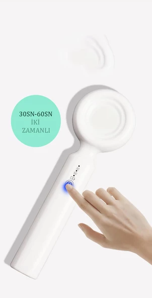 Portatif Mini Uv Led Lamba Manikür Tırnak Kurutucu Led Lamba Beyaz 18w - 3