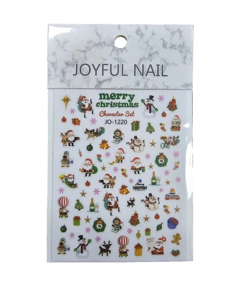 Yeni Yıl Tema Tırnak Sticker ürün görseli