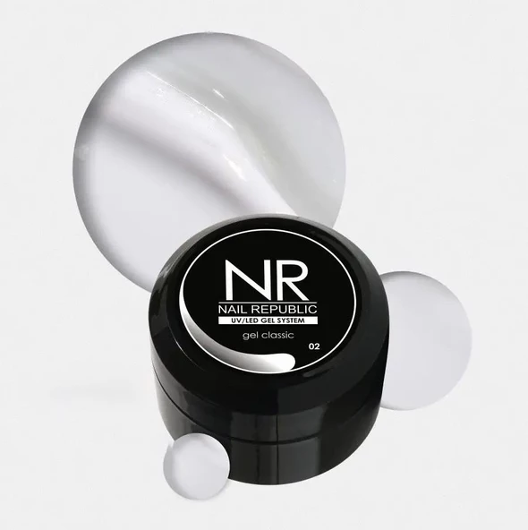 Nail Republic Protez Tırnak Jeli UV Gel Classic (Beyaz) 50Gr. 02 ürün görseli 1
