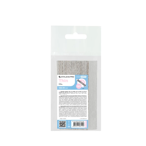 Staleks Manikür Pap-Mam Giydirmeli Yedek Zımpara 180 Grit 50li