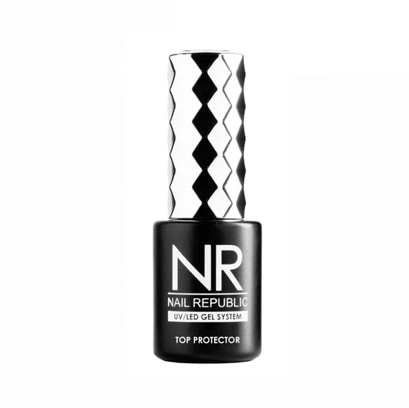 Nail Republic Koruyucu Top Coat Protector UV Filtresiz 10ml ürün görseli