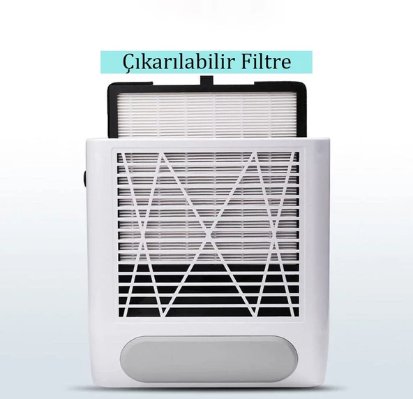 Yatay Tek Fanlı Manikür Tırnak Toz Toplayıcı 80w - Resim 2