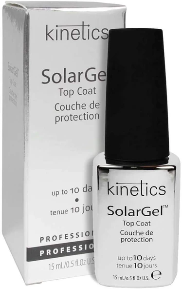 Kinetics Solar Gel Top Coat Günlük Oje İçin Top Coat 15ml