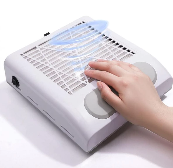 Yatay Tek Fanlı Manikür Tırnak Toz Toplayıcı 80w ürün görseli