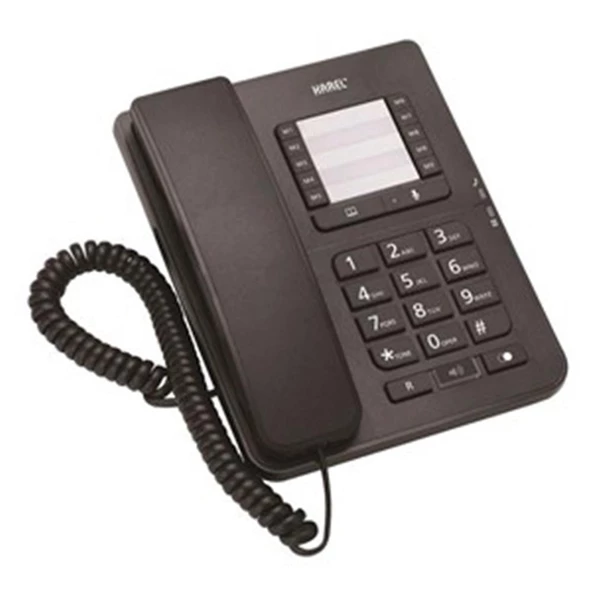 Karel Siyah Masa Üstü Telefon