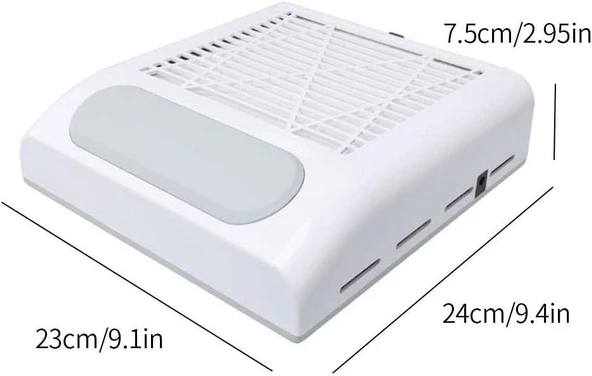 Yatay Tek Fanlı Manikür Tırnak Toz Toplayıcı 80w - Resim 7
