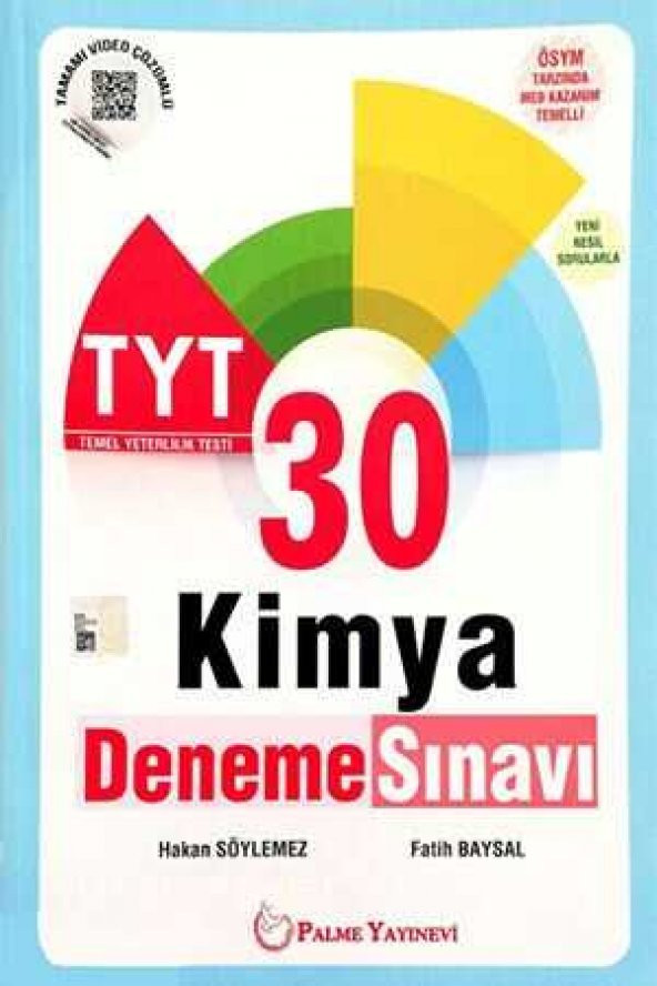 Palme Yks Tyt Kimya 30 Deneme Sınavı