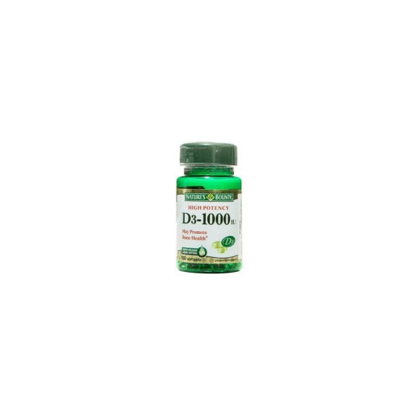 Nature's Bounty Vitamin D3 1000 Iu 100 Softjel