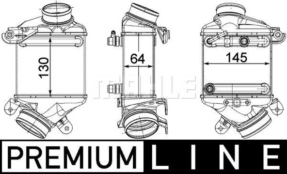 TURBO RADYATORU BMW F10 F01 F15 E70 E71 F11 F12 F13 PREMIUM LINE